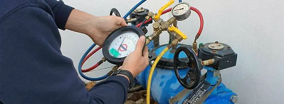 Backflow-valve-testing